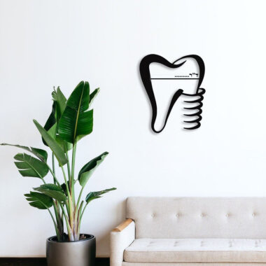 שלט מעוצב למרפאת שיניים