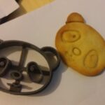 חותך עוגיות/ פלסטלינה  דב פנדה