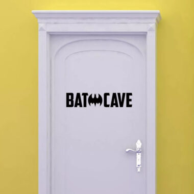 שלט באטמן  לדלת | BAT CAVE