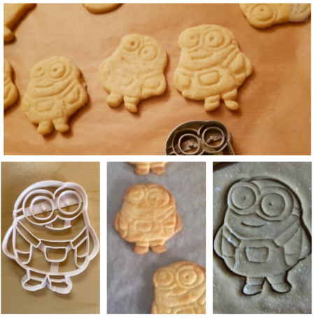 חותך עוגיות/ פלסטלינה מיניונים