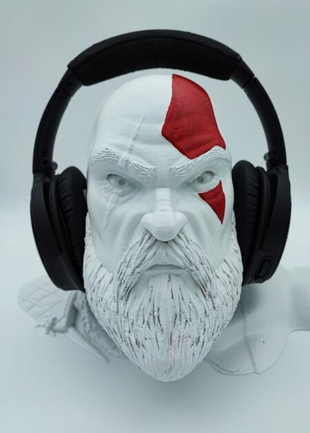 פסל "באסט " מעמד אוזניות קראטוס  kratos god of war