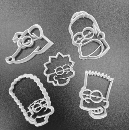 סט חותכני עוגיות משפחת סימפסון