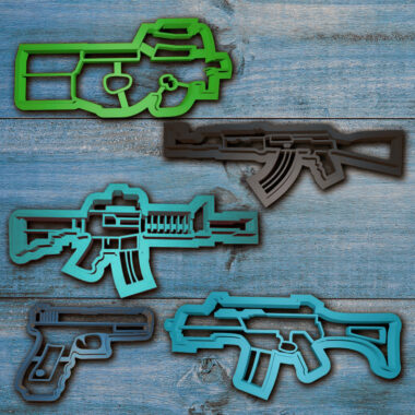 סט חותכני עוגיות נשקים