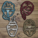 סט חותכני עוגיות לשבור את הקרח