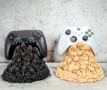 מעמד גולגולות לשלט סוני 4 , 5 אקסבוקס ונינטנדו