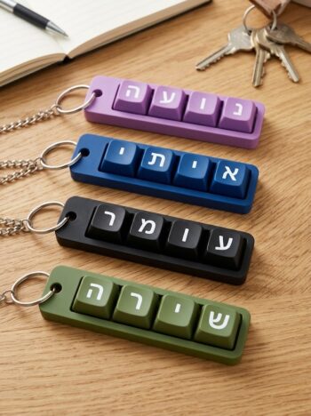 מחזיק שם מקלדת מותאם אישית